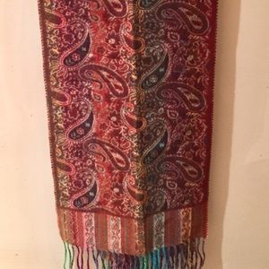 Merona soft woven paisley scarf.